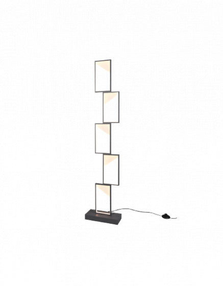 vloerlamp Cafu 130 cm staal 33W 3000K 3300lm antraciet