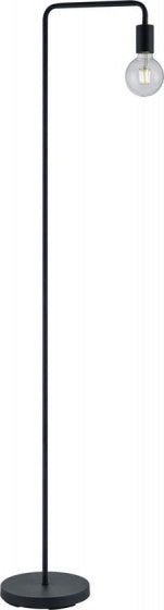 vloerlamp Diallo 149 x 23 cm E27 staal 42W zwart