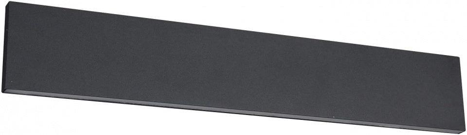 wandlamp Concha 47 x 8 cm led staal/acryl 9W antraciet