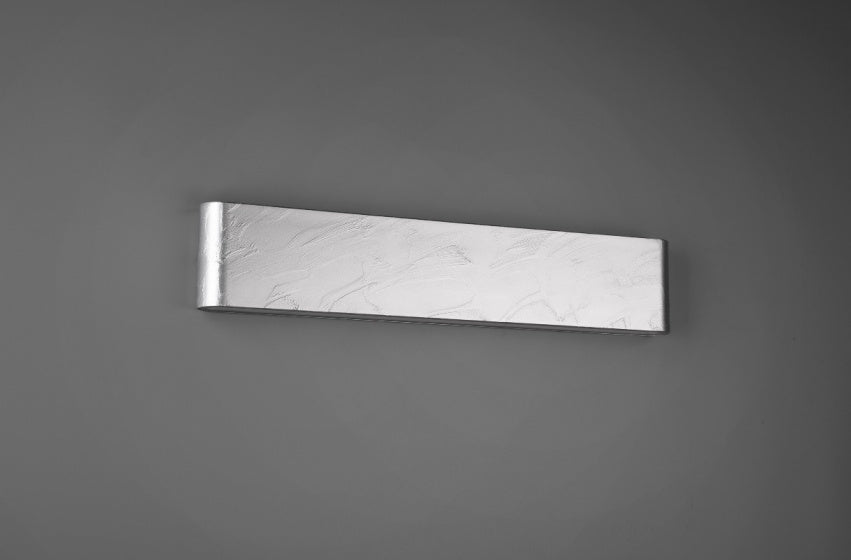 wandlamp Thames II 46 x 9 cm aluminium matzilver