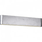 wandlamp Thames II 46 x 9 cm aluminium matzilver