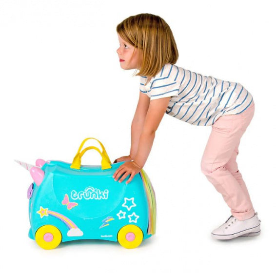 ride-onkoffer Una Eenhoorn 18 liter hardcase blauw