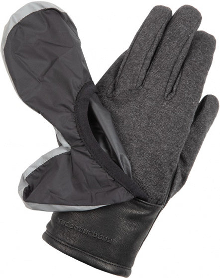 handschoenen Cabrio microfiber zwart maat S