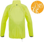 regenjas Nano Zeta polyamide geel maat XS