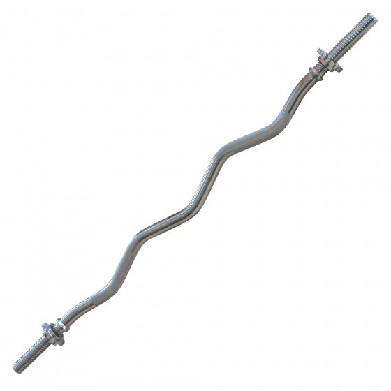 curlstang met schroefsluiting 1200 x 30 mm chroom