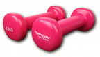 dumbbells vinyl 2 x 0,5 kg roze
