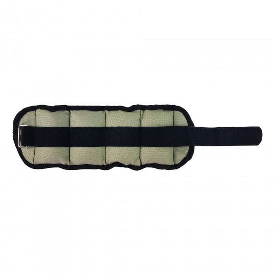 enkel-/polsgewichten 1 kg beige/zwart 2 stuks