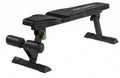 FB80 vlakke halterbank 143 cm trainingsbank zwart