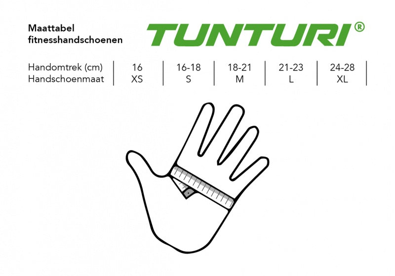 fitness-handschoenen Fit Sport zwart maat XL