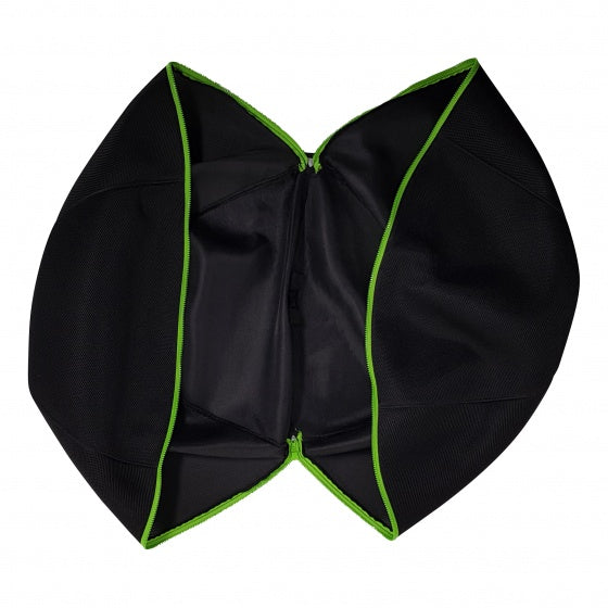 fitnessbalhoes 65cm met groene rits