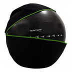 fitnessbalhoes 65cm met groene rits