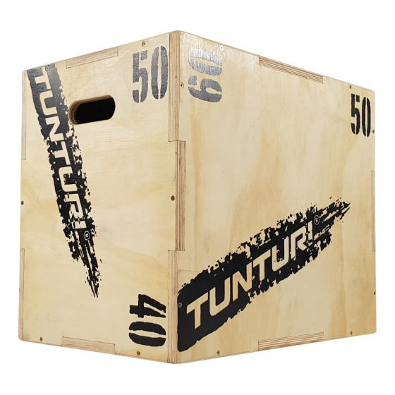 fitnesskist Plyo Box hout 40 x 50 x 60 cm blank