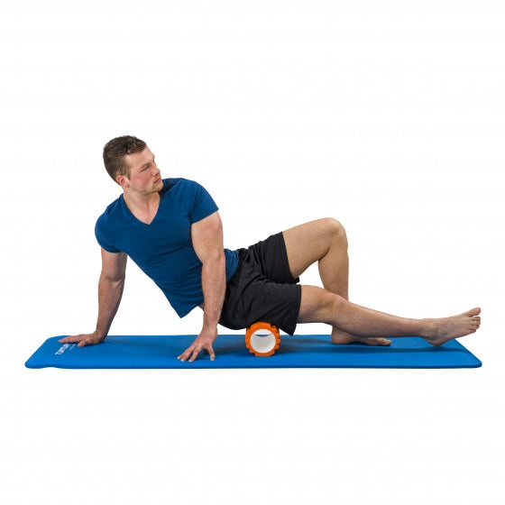 foamroller Yoga Grid 33 cm oranje