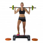 Tunturi aerobic pump gewichtenset 20kg - halterset met 6 schijven - incl. halterstang - met schuimrubberen beschermlaag - incl. gratis fitnessapp