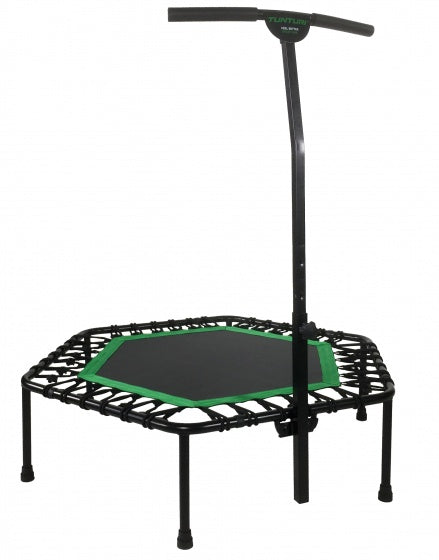 hexagon fitnesstrampoline met beschermhoes