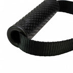 Tunturi strap handle - cable handles met d-ring - per paar - zwart