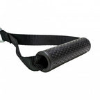 Tunturi strap handle - cable handles met d-ring - per paar - zwart