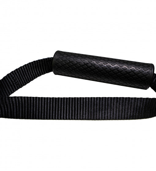 Tunturi strap handle - cable handles met d-ring - per paar - zwart