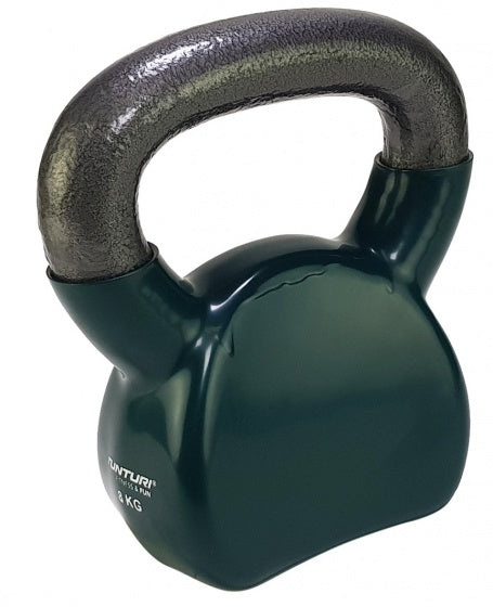 kettlebell vinyl 8 kg groen