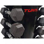 opbergtoren dumbbells en halters 128 cm zwart