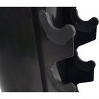 opbergtoren dumbbells en halters 128 cm zwart