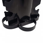 opbergtoren dumbbells en halters 128 cm zwart