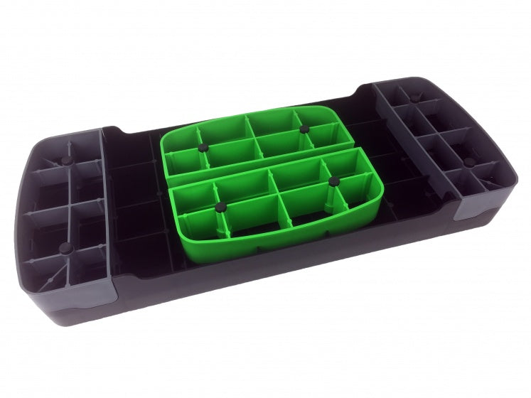 stepbank earobic easy step 68 x 15 cm zwart/grijs