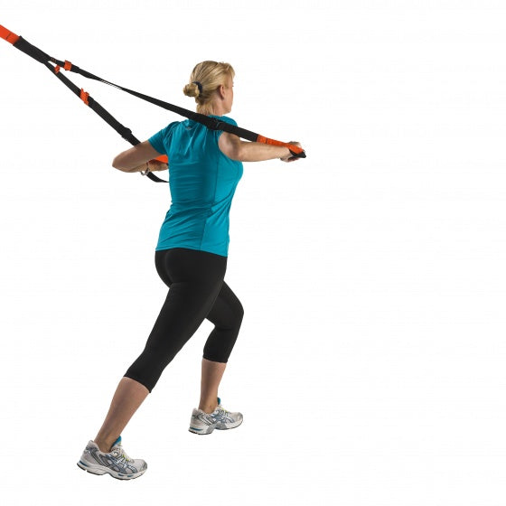 suspension Trainer met draagtas zwart/oranje