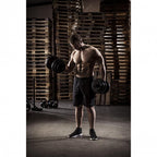dumbbellset 1-3,5 kg vinyl/staal zwart 18-delig