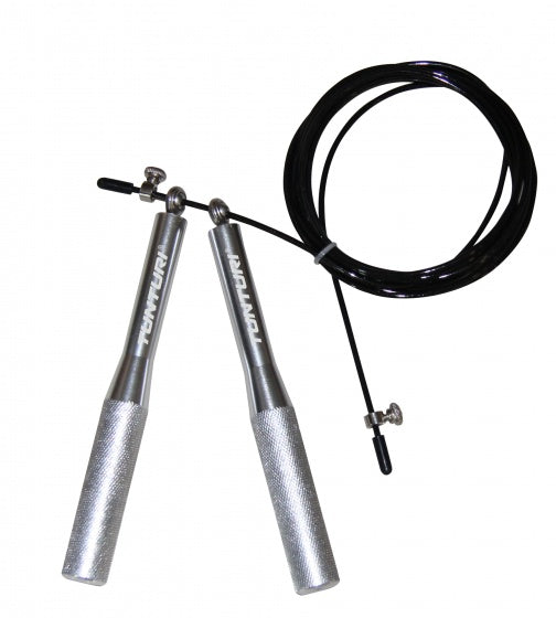 verstelbaar springtouw 300 cm zilver/zwart