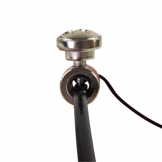 verstelbaar springtouw 300 cm zilver/zwart