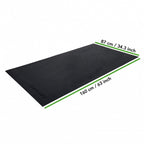 Tunturi crosstrainer mat - vloerbeschermer - beschermmat - 160 x 87 x 0,5 cm - zwart