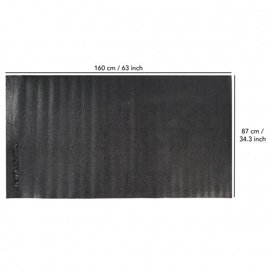 Tunturi crosstrainer mat - vloerbeschermer - beschermmat - 160 x 87 x 0,5 cm - zwart