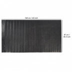 Tunturi crosstrainer mat - vloerbeschermer - beschermmat - 160 x 87 x 0,5 cm - zwart