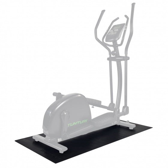 Tunturi crosstrainer mat - vloerbeschermer - beschermmat - 160 x 87 x 0,5 cm - zwart