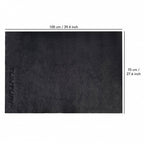 vloerbeschermmat hometrainer zwart 70 x 100 cm