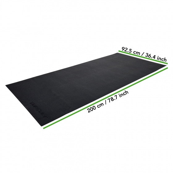 vloerbeschermmat loopband zwart 200 x 92,5 cm