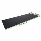 vloerbeschermmat roeimachine zwart 227 x 90 cm