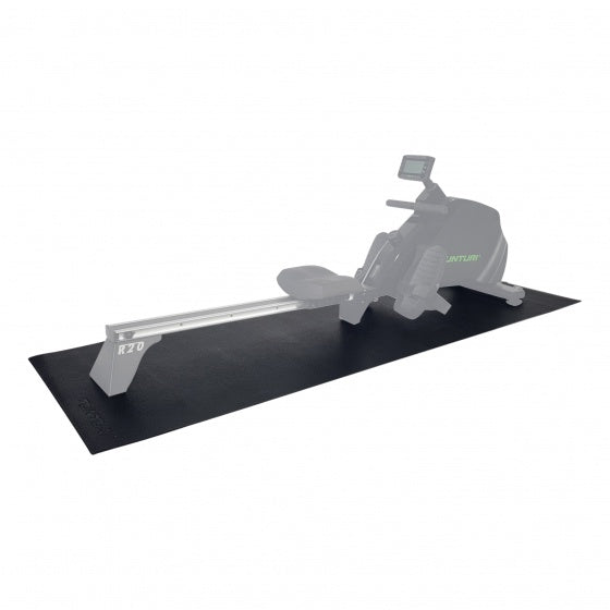 vloerbeschermmat roeimachine zwart 227 x 90 cm