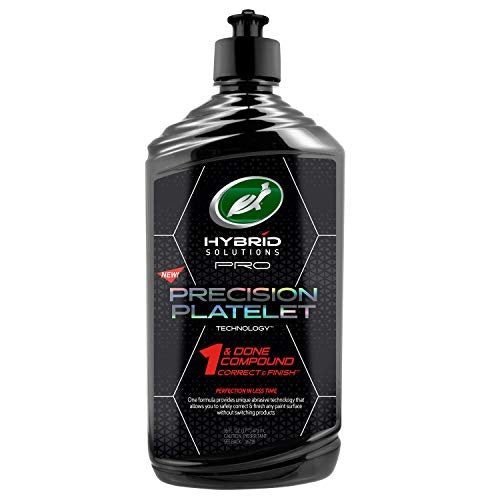 Turtle wax hybrid solutions pro 1 done compound - unieke slijptechnologie voor elk lakoppervlak – voor corrigeren en afwerken - eén formule - gepatenteerde mix van hoogwaardige slijpmiddelen – 473ml