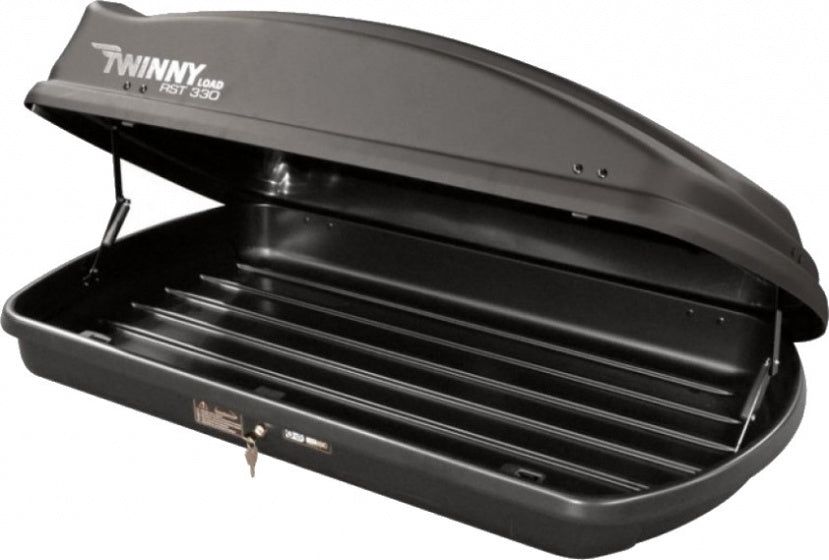 Twinny load Dakkoffer 330 liter 138 cm matzwart