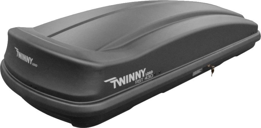 Twinny load Dakkoffer 430 liter 190 cm matzwart