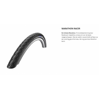 Kickbike 28 x 1.35 schwalbe marathon racer (kickbike sport g4)