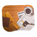 laptop-blad Classic 40 cm hout bruin/wit