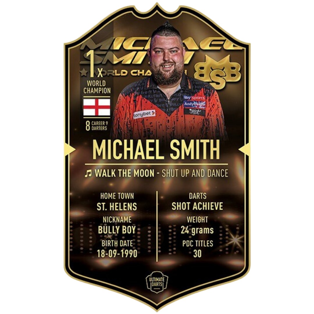 Michael Smith World Champion Ultimate Card 37x25cm