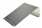 laptopstandaard 28 x 20 cm aluminium zilver