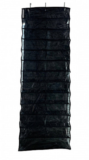 schoenenorganizer 150 x 56 cm PVC zwart