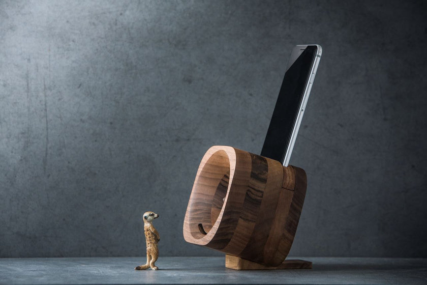 versterker iPhone 6(s)/7/8 10,1 cm hout bruin