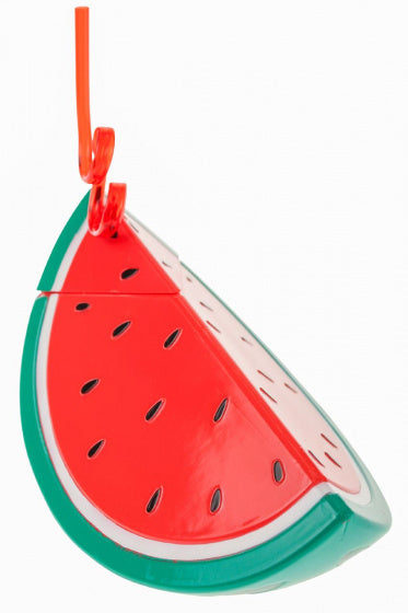 drinkbeker watermeloen 650 ml PVC rood/groen