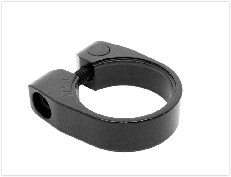 Ursus zadelpenklem ø31.8 mm aluminium - zwart